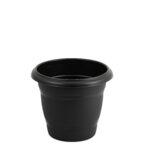 JD] VASO REDONDO BELLA FIORE N.17 1,7 L PRETO