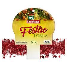 DC] FESTAO ESTRELA VERM 6CMX2M