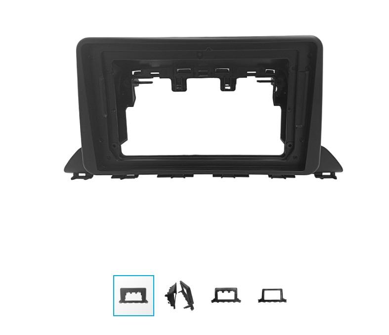 MOLDURA 9'' HY HB20 2020...  9 POLEGADAS PRETO