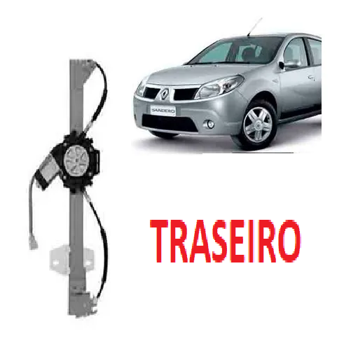 MAQUINA ELE S/MOTOR SANDERO ANTIGO TRAS DIR P/MOTOR MABUCHI 3