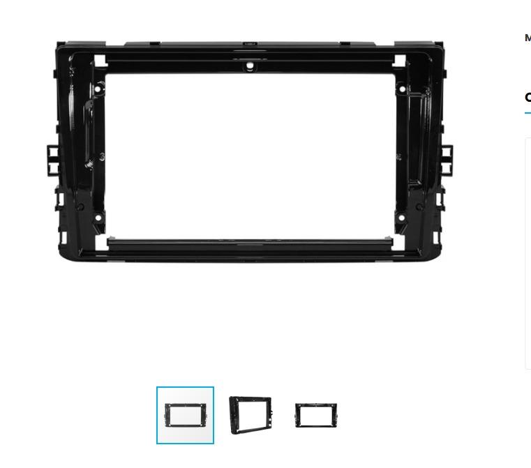 MOLDURA VW T-CROSS / VIRTUS / POLO 2017 EXPEX 9 POLEGADAS BLACK PIANO
