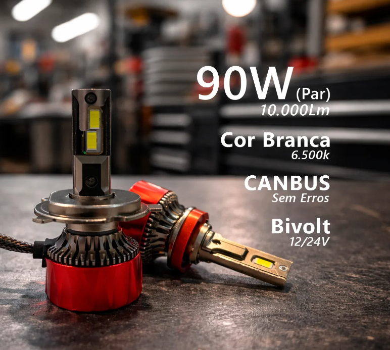 NANO ULTRA LED 10.000 LUMIENS 90W  6500K H11 STRIKE X