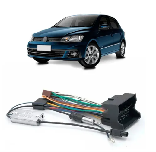 KIT CHICOTE E ANTENA VW JETTA / AMAROK / GOL G7 2017