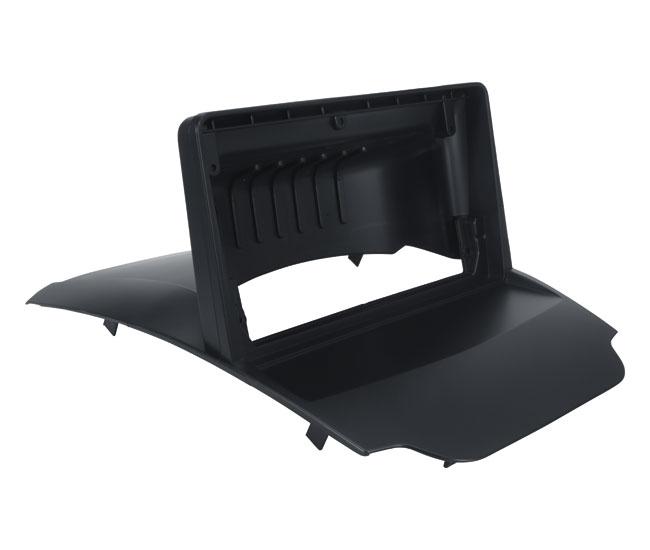 MOLDURA 2 DIN ECOSPORT (2012/2017) TELA ALTA PRETA - TELA 9"