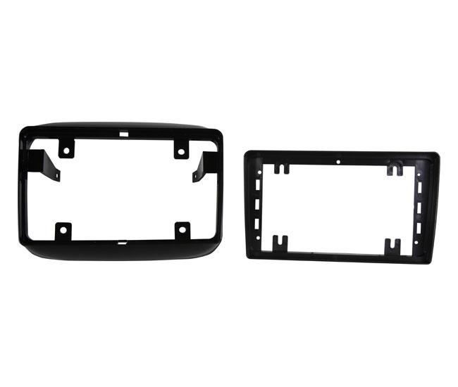 MOLDURA 2 DIN MOBI 2016/... TELA DE 9" - BLACK PIANO