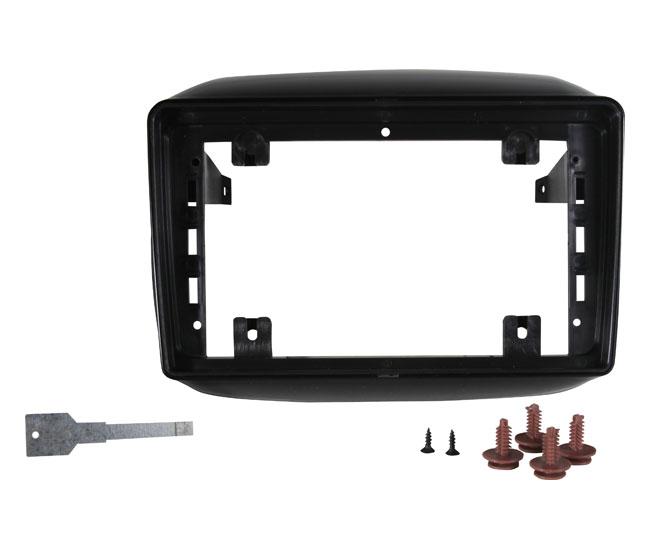 MOLDURA 2 DIN MOBI 2016/... TELA DE 9" - BLACK PIANO