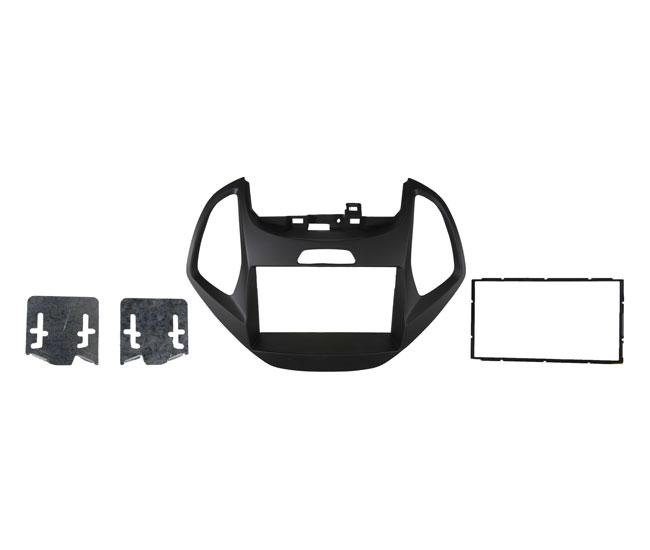 MOLDURA 2 DIN KA (2014/2018) PRETO - CHINÊS E JAPONÊS