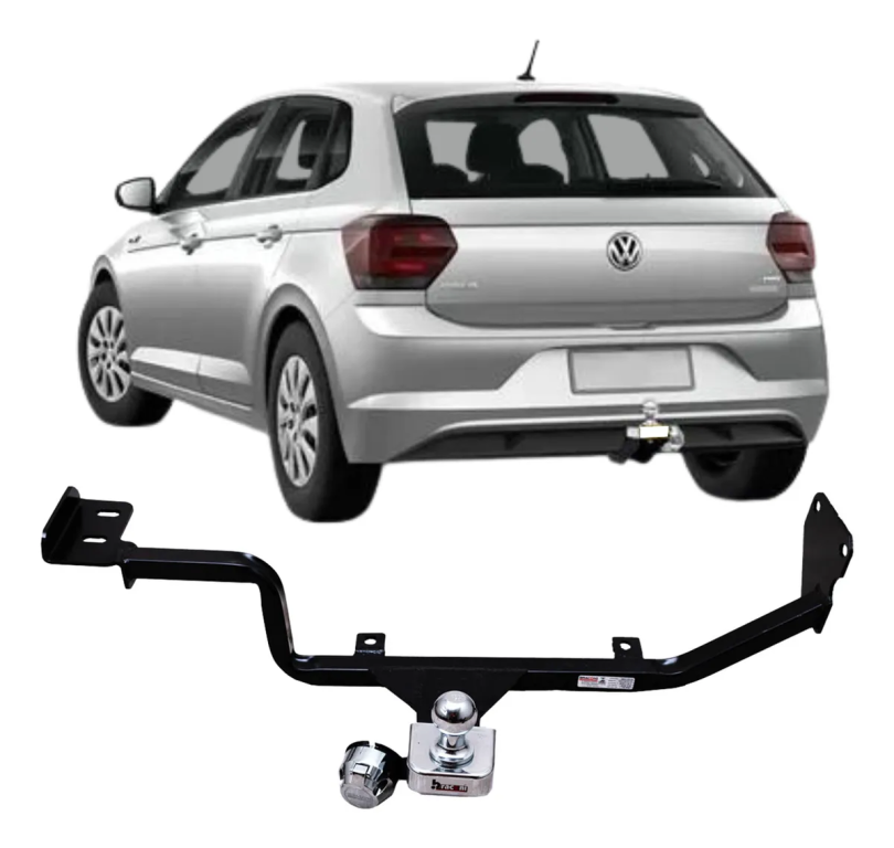 Engate Fixo Volkswagen Tera/T-Cross/Polo 2017-2026 500kg Completo Não Fura