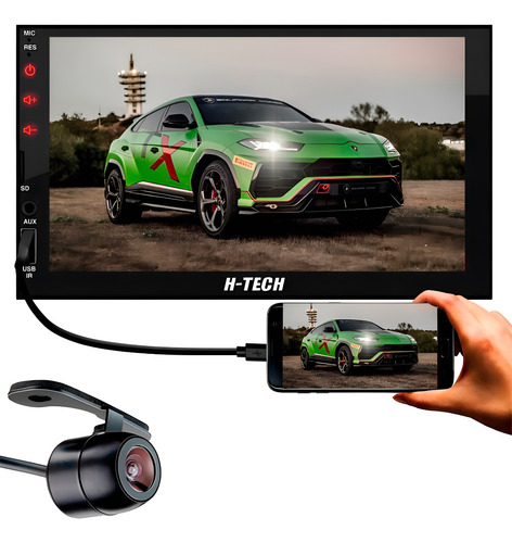 Central Multimidia Mp5 7 Ht-3000 Usb Bt Camera De Re