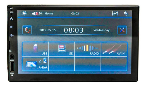 Central Multimidia Mp5 7 Ht-3000 Usb Bt Camera De Re