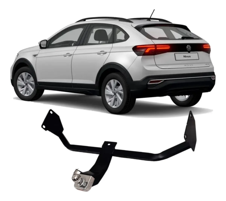 Engate Fixo Volkswagen NIVUS 2018-2025 AUTO FIXO, NÃO FURA  500 Kg