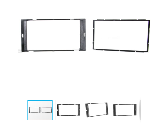 MOLDURA 2 DIN 7" MARCH (.../19) / VERSA (.../19) / SENTRA SL (14/17) PRETO