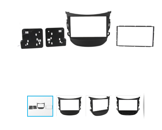 MOLDURA 7 HB20 (2012/2019) PRETA - CHINÊS E JAPONÊS