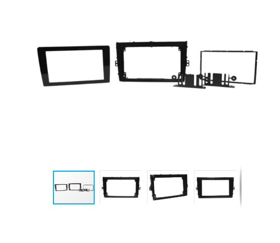 MOLDURA 9 POLEGADAS POLO / VIRTUS / T-CROSS / NIVUS / TAOS BLACK PIANO - CHINES E JAPONES