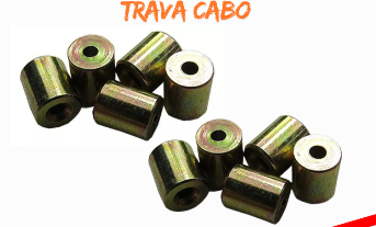 Trava Cabo PAC COM 50 UNID. 5,0 X 6,0 MM P/ Cabo De Aço