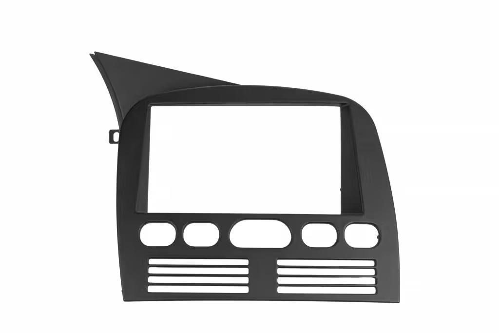 Moldura Fiat Palio, Siena, Strada, Weekend G1/ 6.8 e 7 polegadas 1996 a 2003 | Preto Fosco