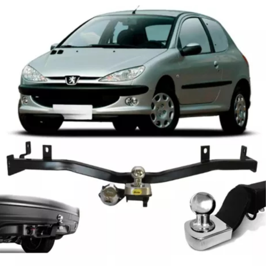 Engate Reforçado Peugeout 206 1999 Até 2012 700kg + Rabicho