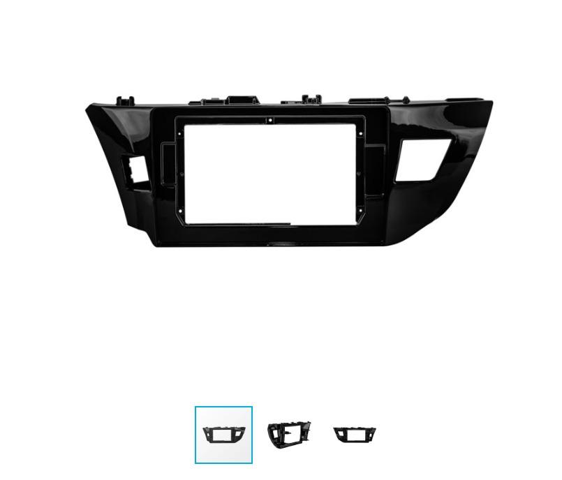 MOLDURA TOYOTA COROLLA GLI 10 POLEGADAS 14/17 BLACK PIANO
