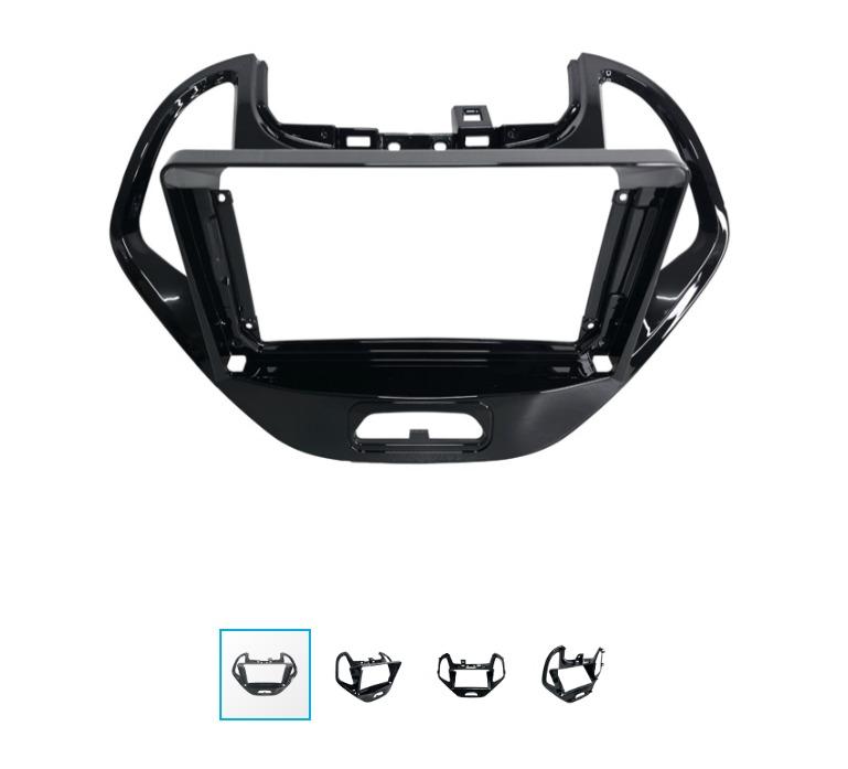 MOLDURA 9 BLACK PIANO FORD KA 2014 / 2018 PISCA ALERTA EMBAIXO