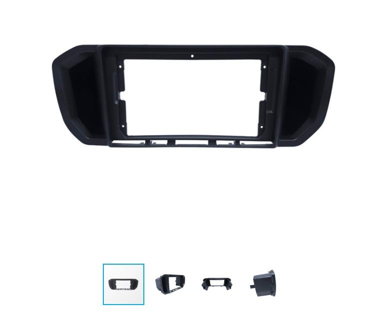 MOLDURA 9 PRETA GM CHEVROLET NEW SPIN 2019 EM DIANTE COM  PORTA OBJETOS