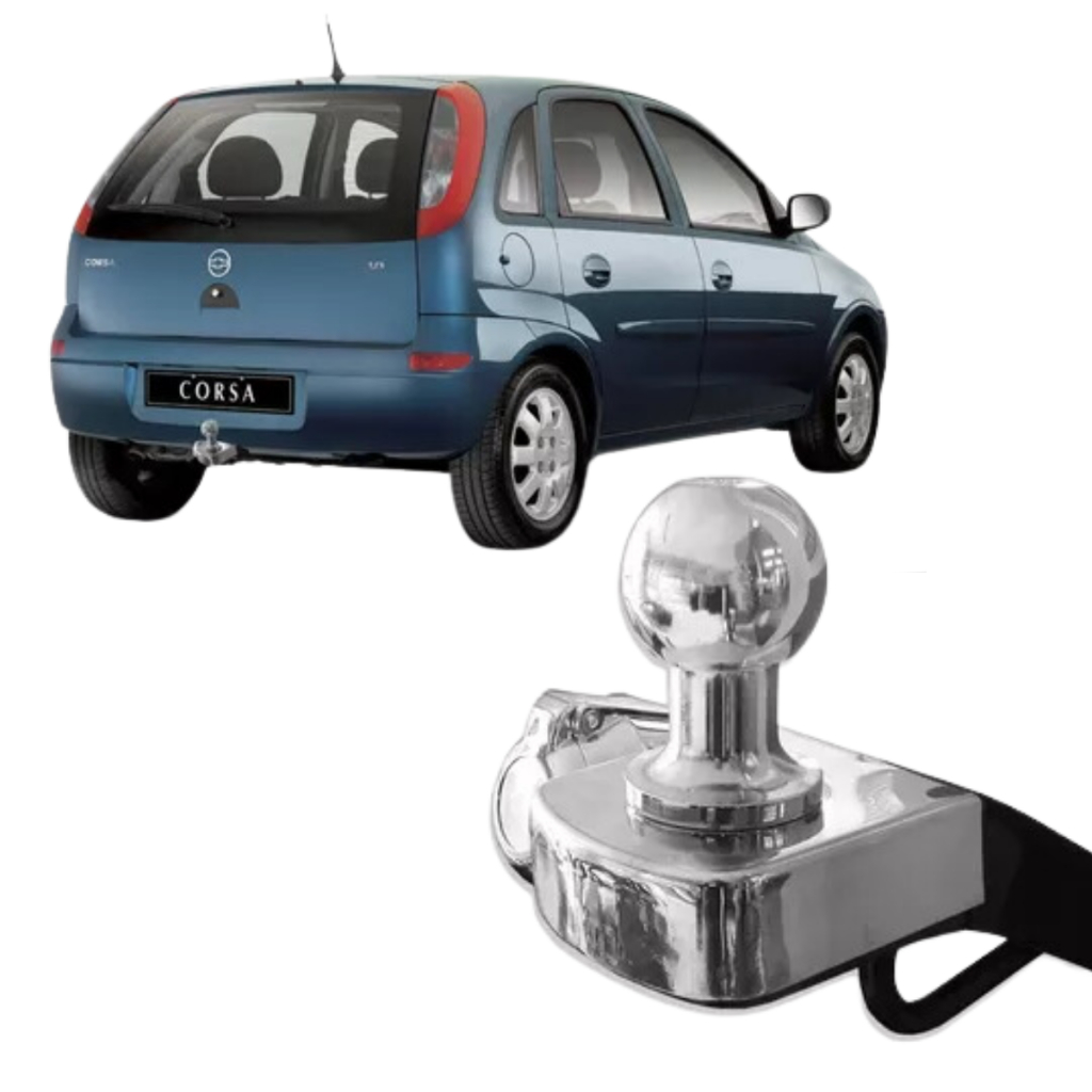 Engate Fixo Gm Corsa Hatch 2002 A 2012 700kg Resistente Top