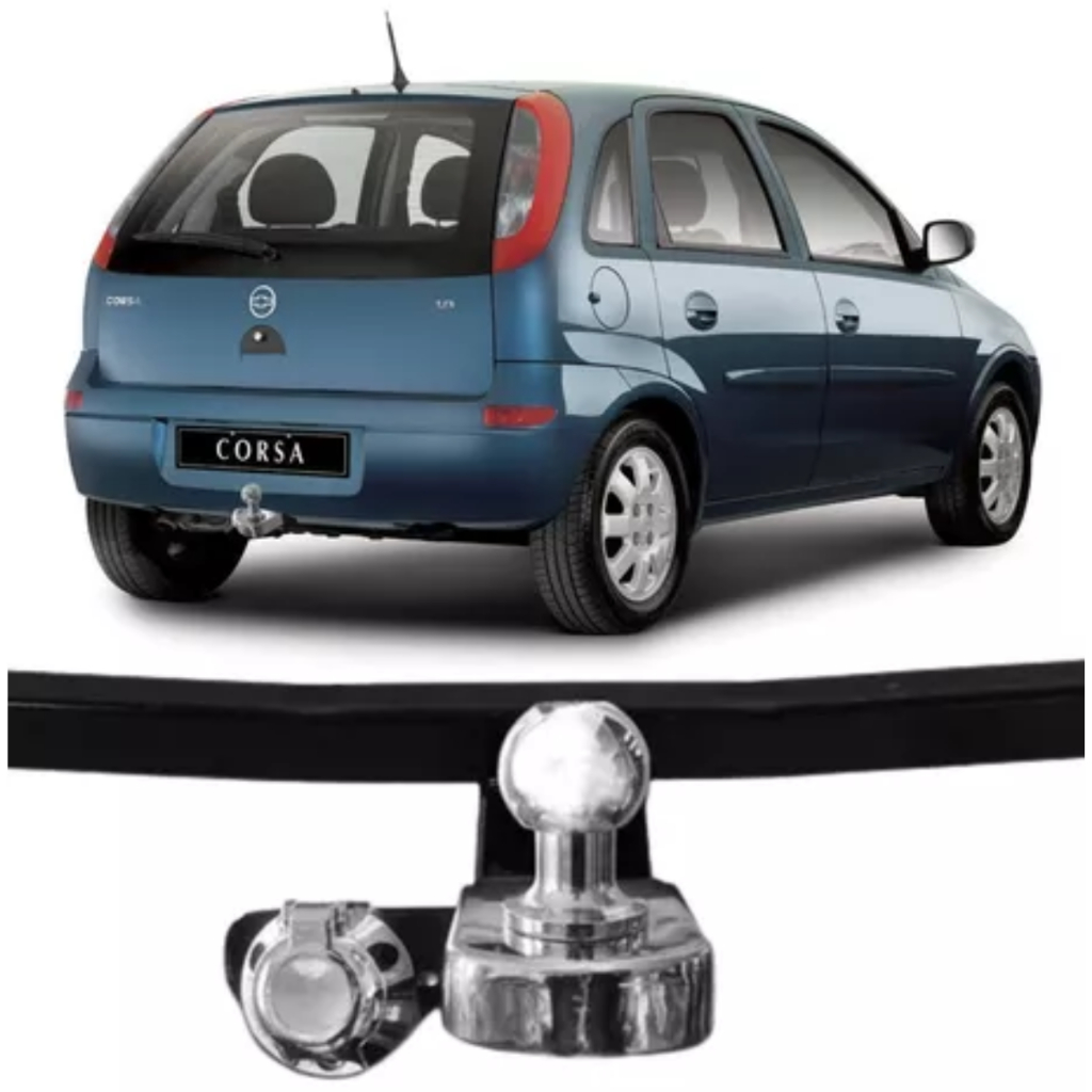 Engate Fixo Gm Corsa Hatch 2002 A 2012 700kg Resistente Top