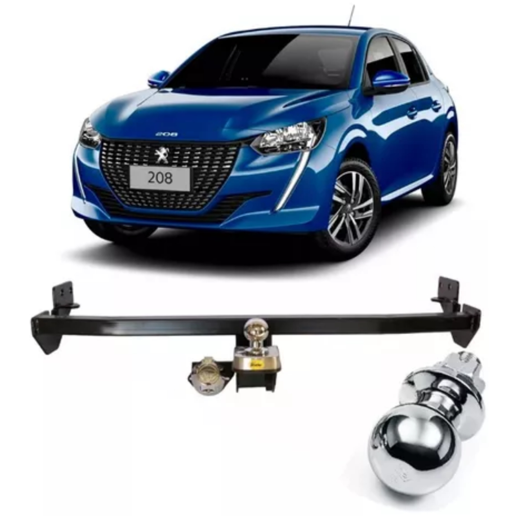 Engate Reboque Peugeot 208 Hatch 2013 Até 2023 700kg Fixo