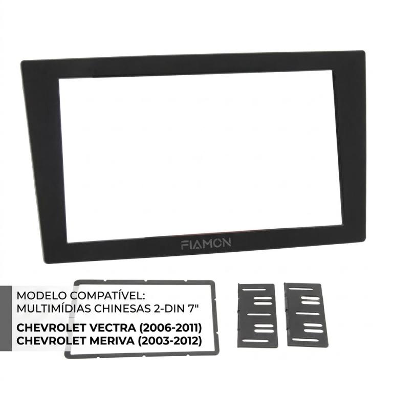 MOLDURA 6.8" E 7" GM VECTRA GT 2005/2011 MERIVA e MONTANA 2003/2011 CORSA 2002/2011 FIAMON
