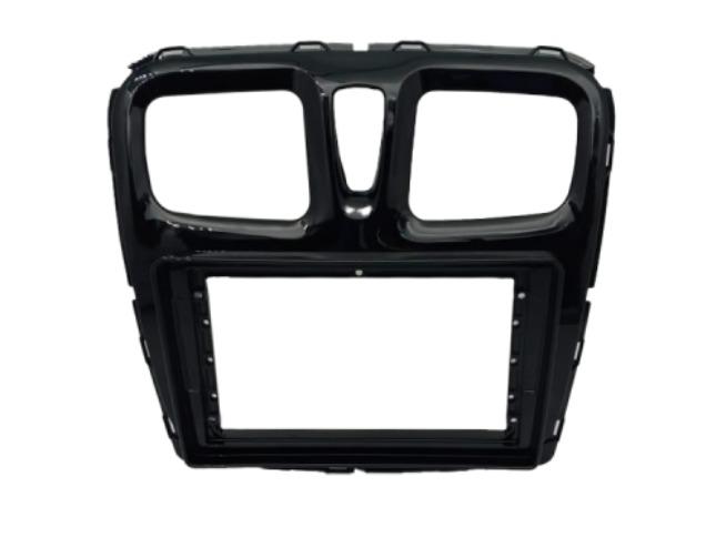 MOLDURA 9" FLUTUANTE RENAULT LOGAN 2014> E SANDERO 2015> FOSCO FIAMON