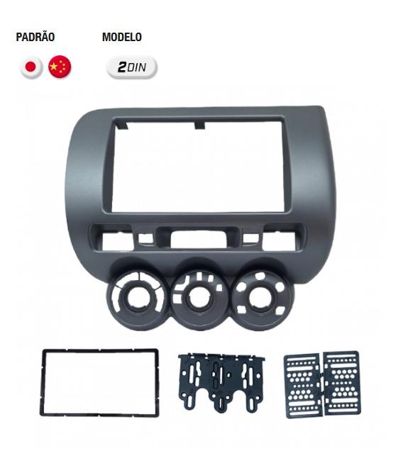 MOLDURA 6.8 E 7 HONDA FIT G1 2004/2008 FIAMON