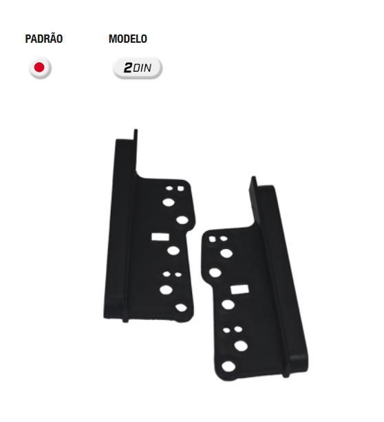 MOLDURA 6.8 TOYOTA FIELDER, COROLLA 2003/2007, HILUX E SW4 2005/2011, PRADO TODAS (SOMENTE LATERAIS)