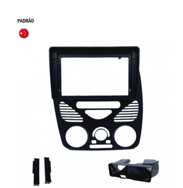 MOLDURA 9 FLUTUANTE FIAT PALIO/ SIENA/ STRADA/ WEEKEND G2 2002/2014 COM AR PRETA FIAMON