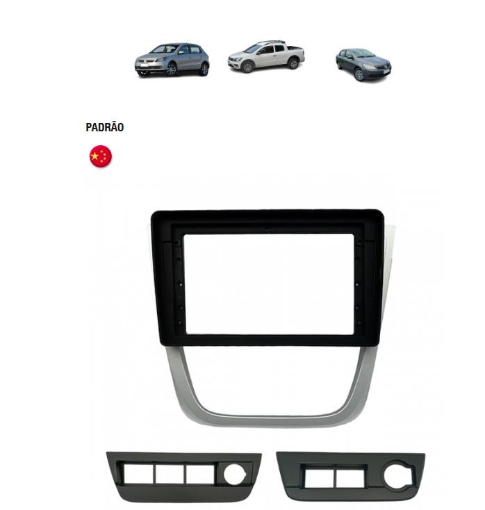 MOLDURA 9 FLUTUANTE VW GOL/ SAVEIRO/ VOYAGE G5 PRATA FIAMON