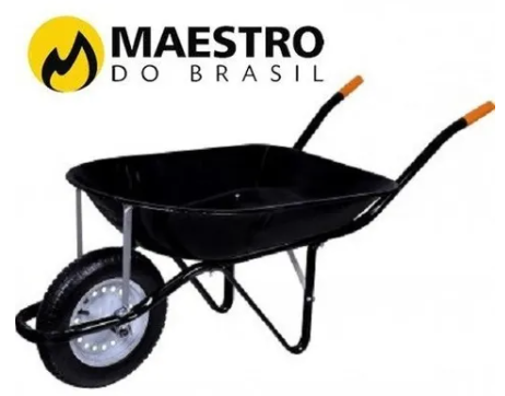 CARRINHO DE MAO PRETO 45LTS MAESTRO