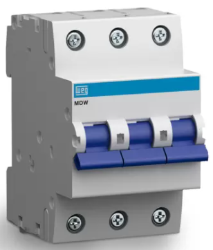 MINI DISJUNTOR TRIPOLAR DIN 40A BCO GE