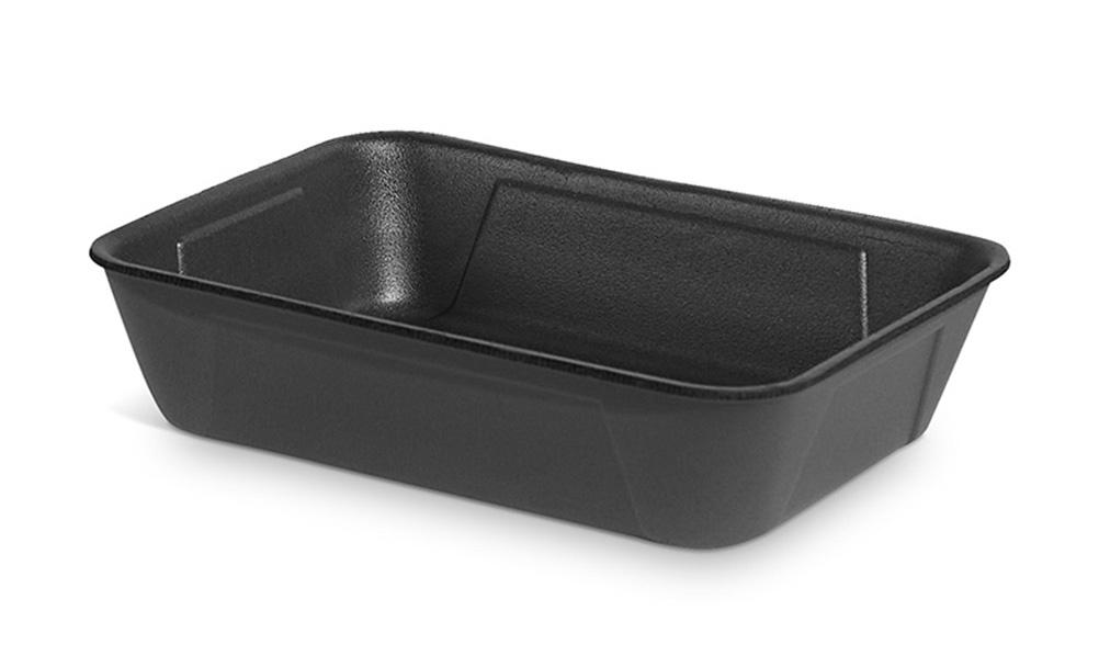 POTES TÉRM QUADRADOS PRETA 22,5X16,5X5,5cm