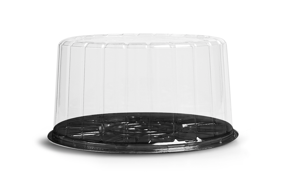 EMBALAGEM PARA TORTA 20CM F50 TAMPA ALTA Ø25,5X13CM 50UN