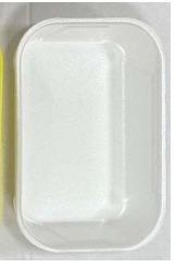 BANDEJA EPS MEDIA FF54 21,7X14,5X3,5CM 400UN