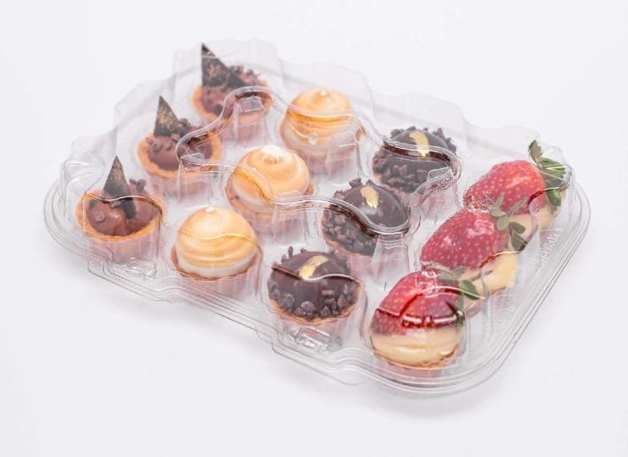 EMBALAGEM PARA 12 DOCES ARTICULADA F12 20,2X15X3,9CM