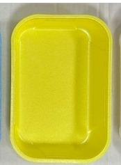 BANDEJA EPS MEDIA FF54 AMARELA 21,7X14,5X3,5CM 400UN