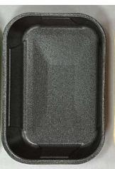 BANDEJA EPS MEDIA FF54 PRETA 21,7X14,5X3,5CM 400UN