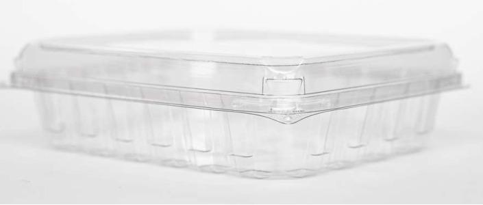 EMBALAGEM ARTICULADA F165 COM FUROS 17,8X15X5CM (FRUTAS 400GR)
