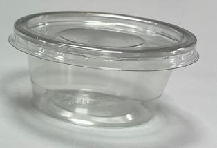 POTE MOLHO COM TAMPA 30ML F695 TRANSPARENTE Ø5,9X2,7CM 700UN