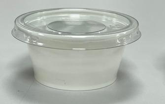 POTE MOLHO COM TAMPA 30ML F695 BRANCO Ø5,9X2,7CM 700UN