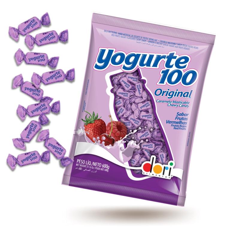 Bala de Yogurt frutas vermelhas 600g