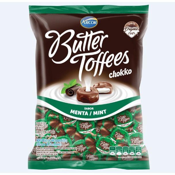 Bala Butter Toffe Chokko Menta 400g