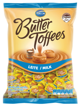 Bala Butter Toffe Leite/milk 400g