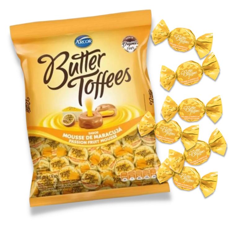 Bala Butter Toffe Maracuja 600g