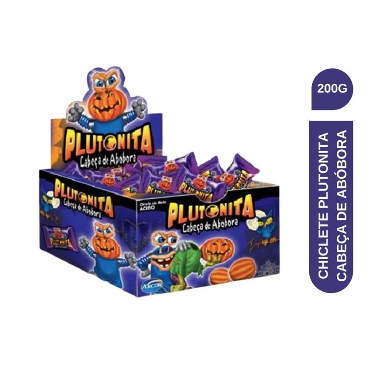Chiclete Plutonita Cabeça De Abobora 185g