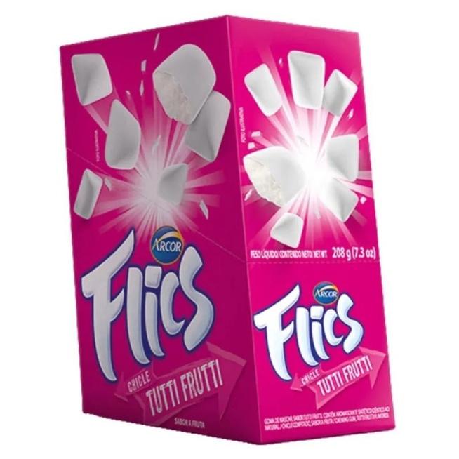 Chiclete Flics Tutti Frutti 204g